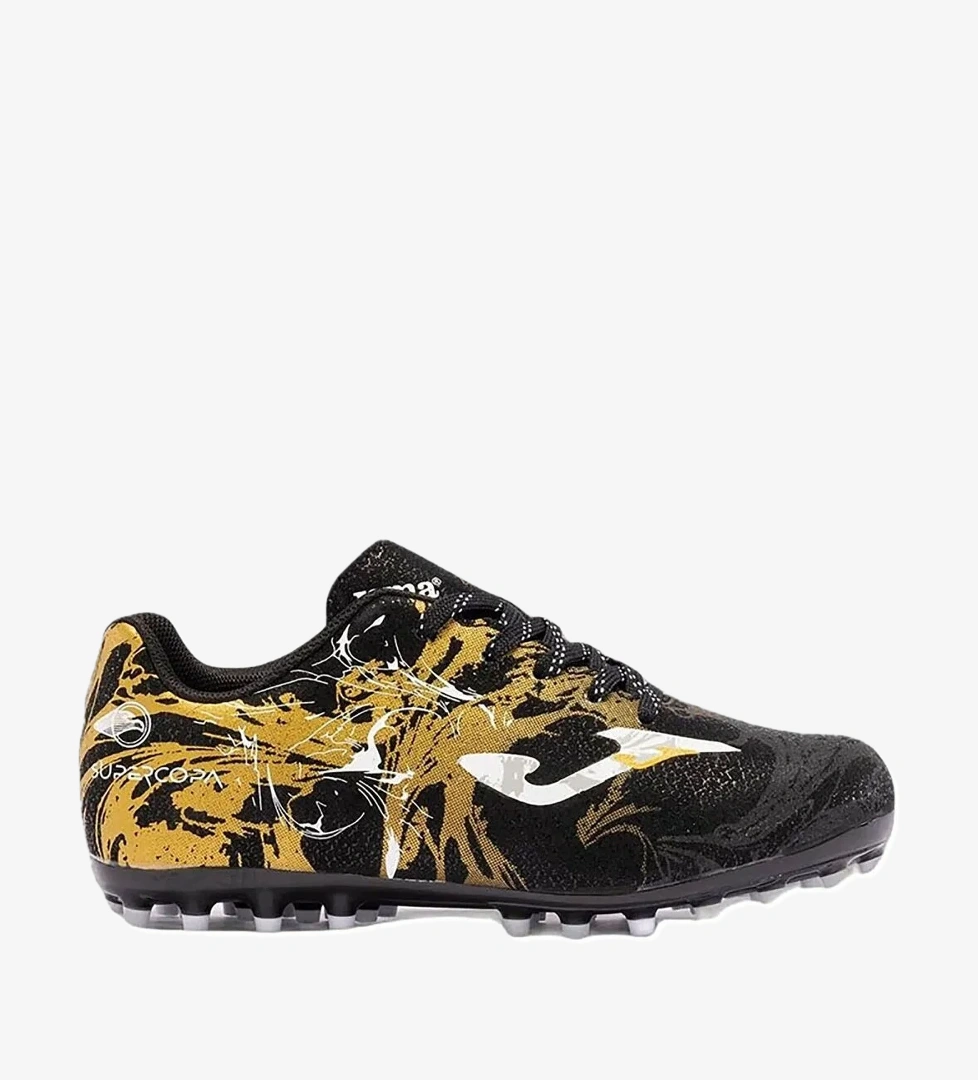 Joma Çocuk Futbol Krampon Super Copa Jr 2401 Negro Oro Artificial Grass Scjs2401Ag model görseli