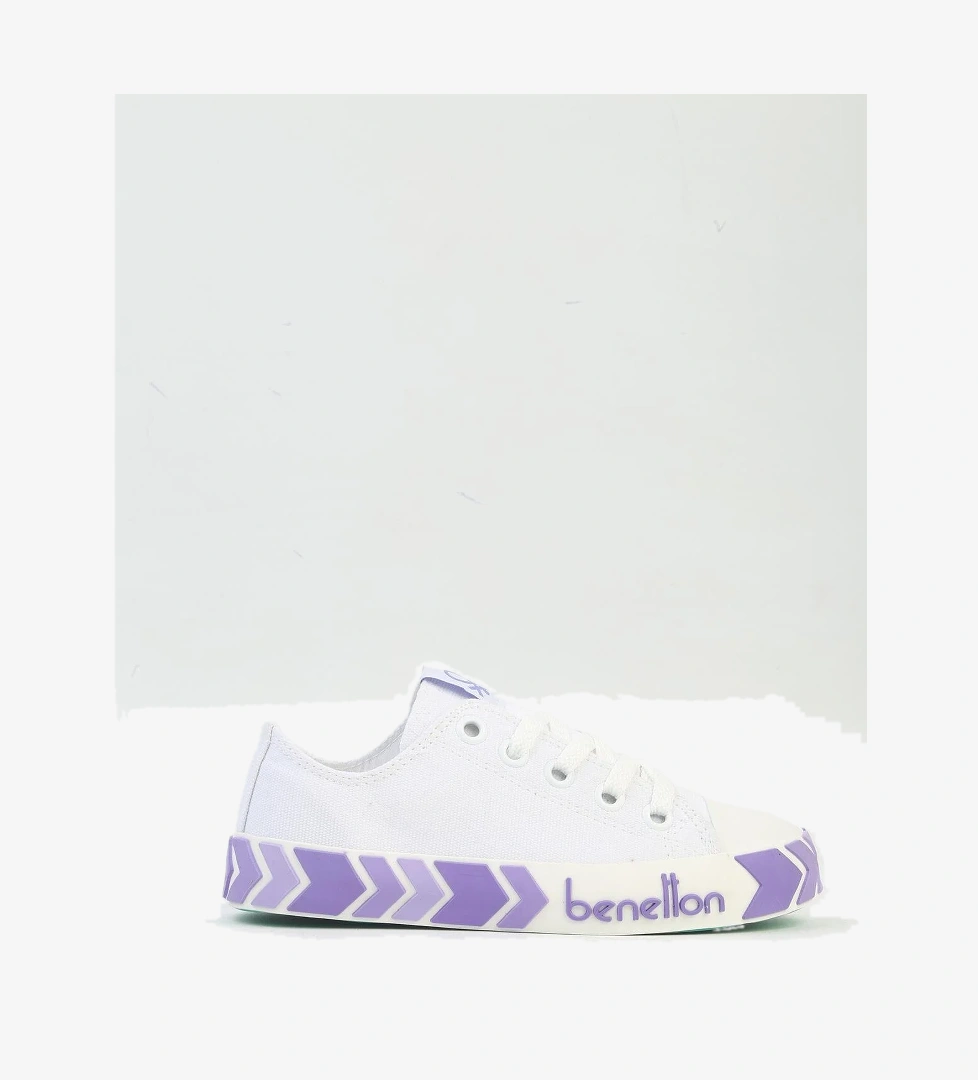 ® | BN-90633 Beyaz Lila-Çocuk Spor Ayakkabı