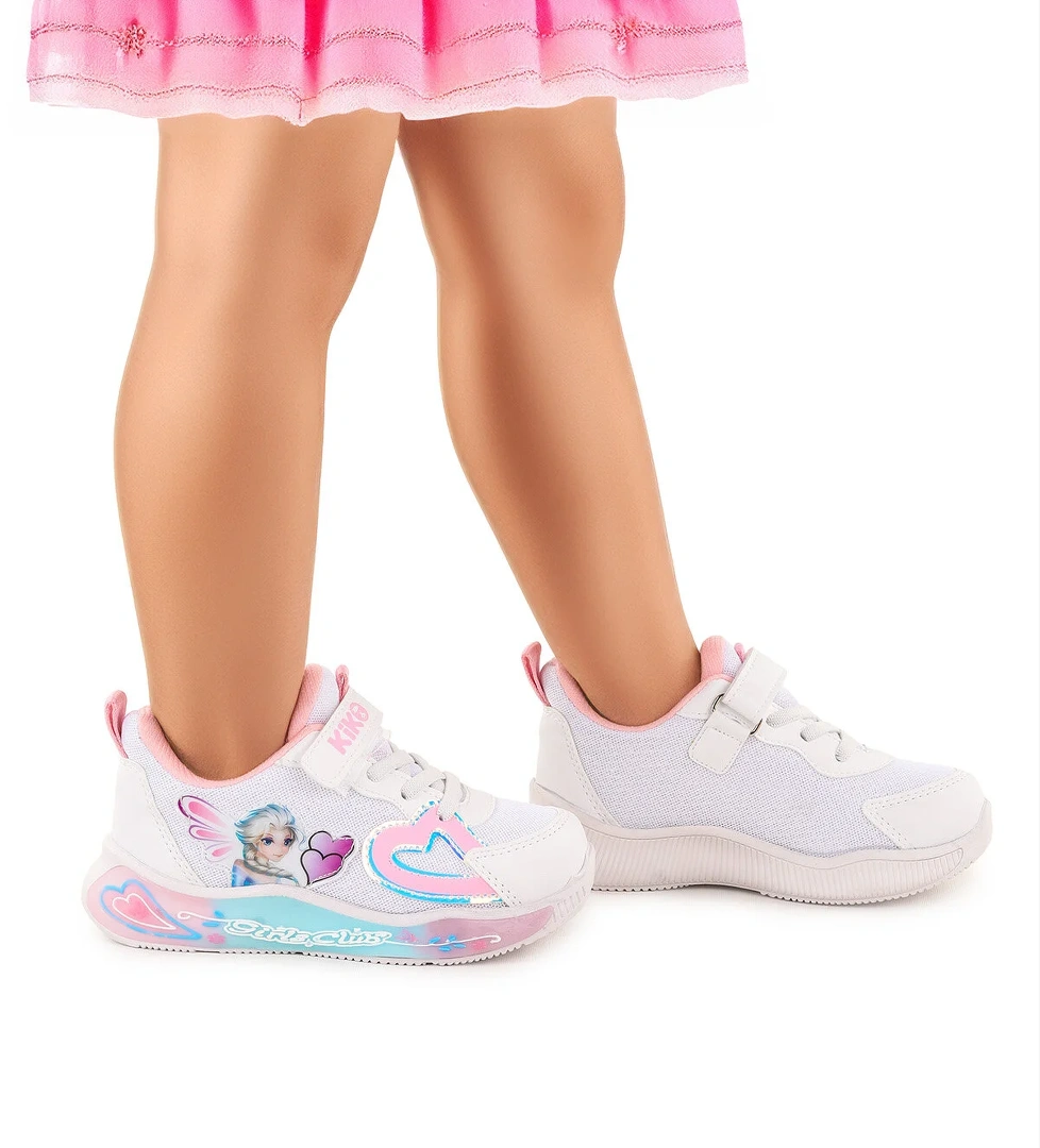 Kiko Kids Noxgirl Cırtlı Kız Çocuk Spor Ayakkabı Beyaz - 439,95₺ - Flo