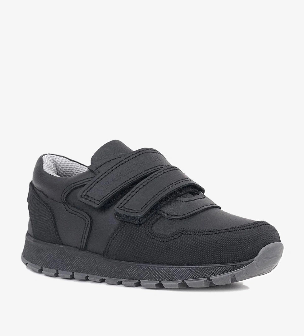 Rakerplus Hakiki Deri Siyah Çocuk Spor Günlük Ayakkabı model görseli