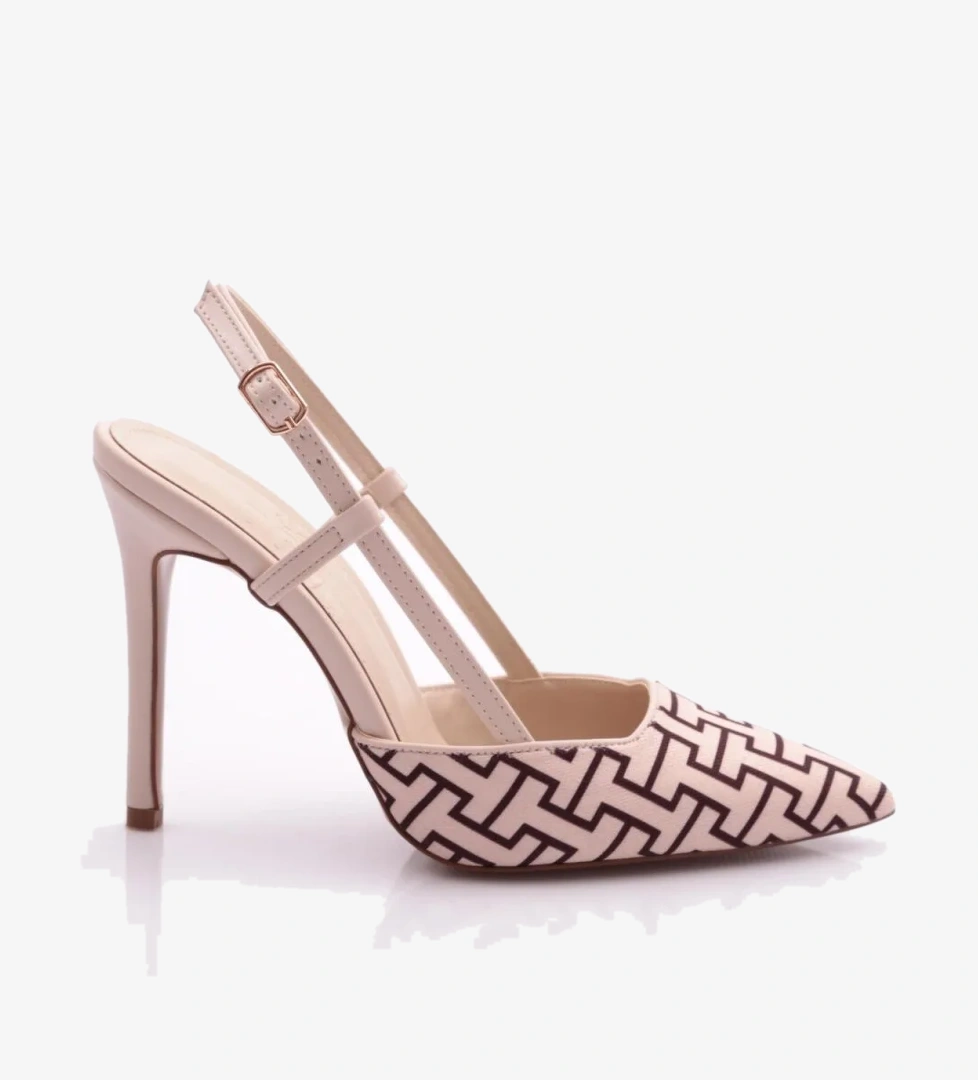 Dgn 6305-2 Kadin Arkadan Bağlamali Topuklu Ayakkabi model görseli