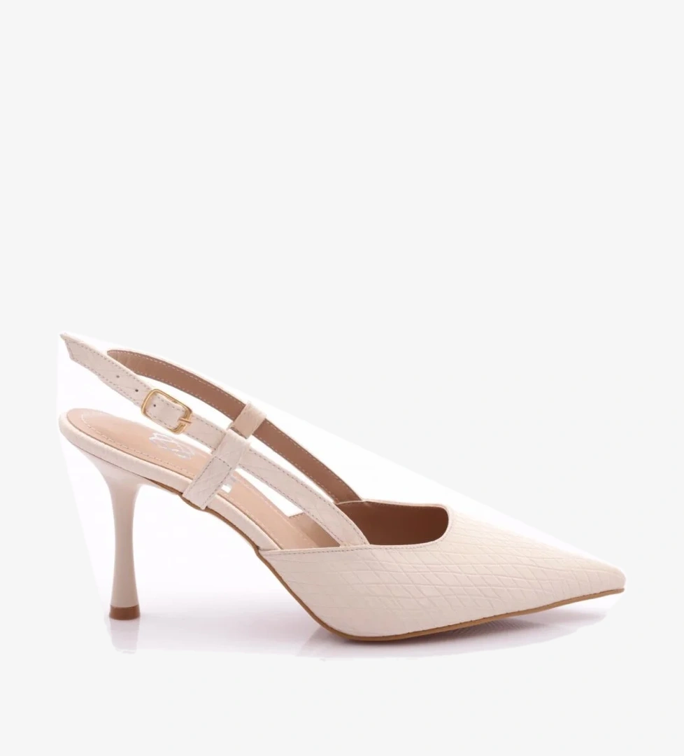 Dgn Dgn Çok Renkli 7001 Kadin Arkadan Bağlama Topuklu Ayakkabi Topuklu Ayakkabı | Flo Çok Renkli - 1. görsel