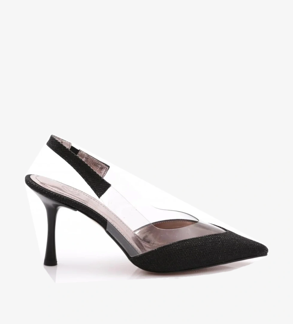 7008 Kadin Arkadan Bağlama Topuklu Ayakkabi