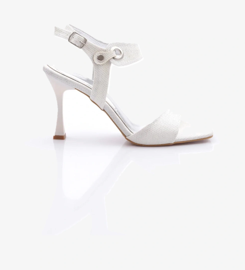 4012 Kadin Düz Burun Topuklu Ayakkabi