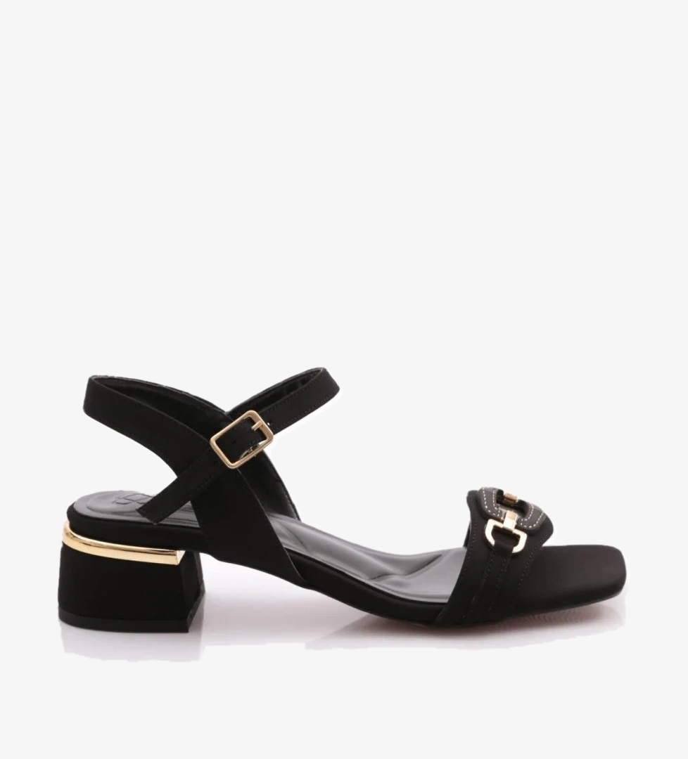 105 Kadin Bilekten Bağlamali Kemerli Topuklu Ayakkabi