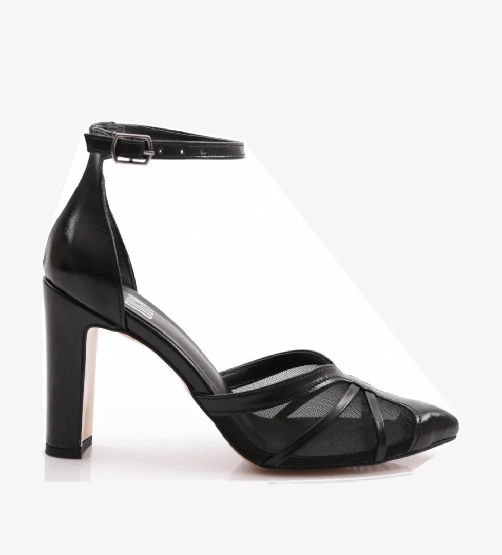 313 Kadin Kalin Topuk Topuklu Ayakkabi