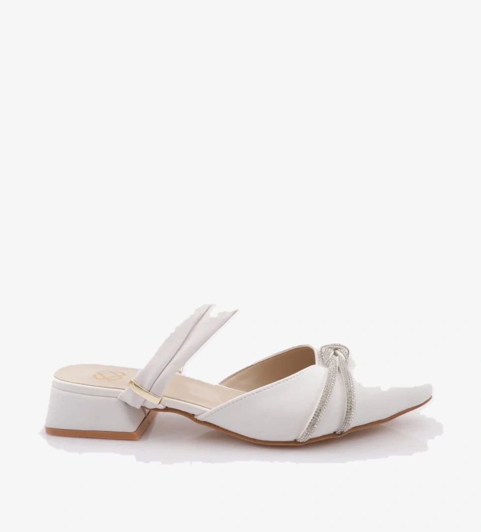 592 Kadin Taş Detayli Babet