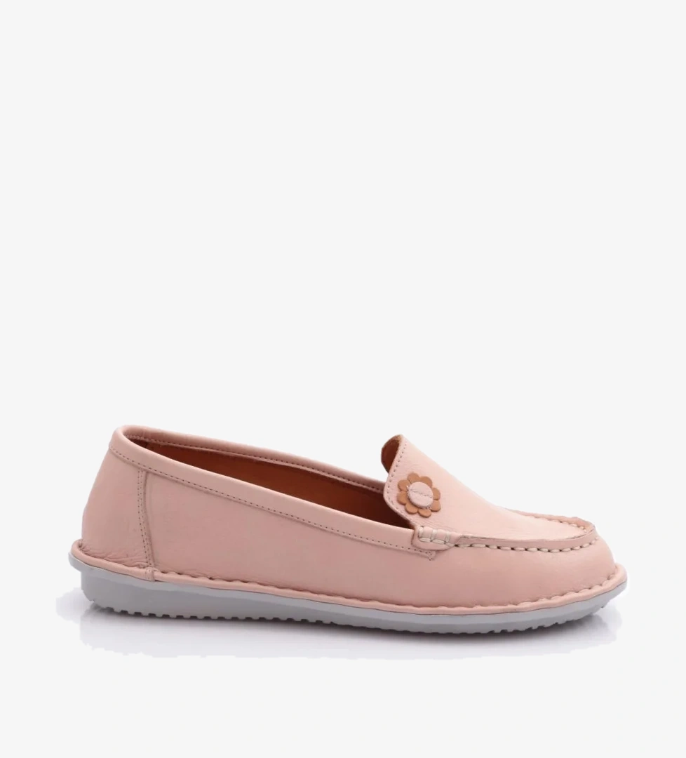 E220 Kadin Çiçek Desenli Babet