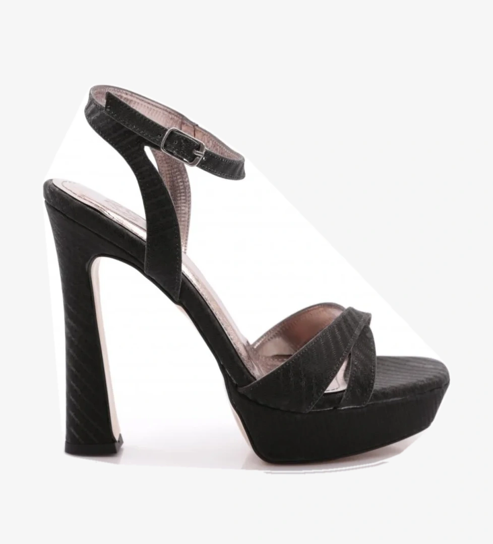 2016 Kadin Bilekten Bağlamali Topuklu Abiye Ayakkabi