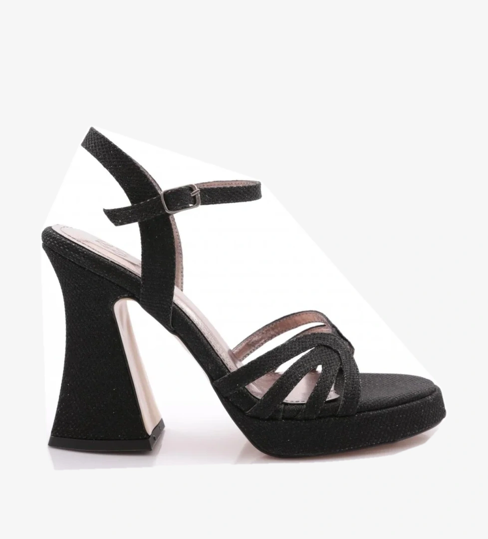 Dgn 3002 Kadin Kalin Topuklu Abiye Ayakkabi model görseli