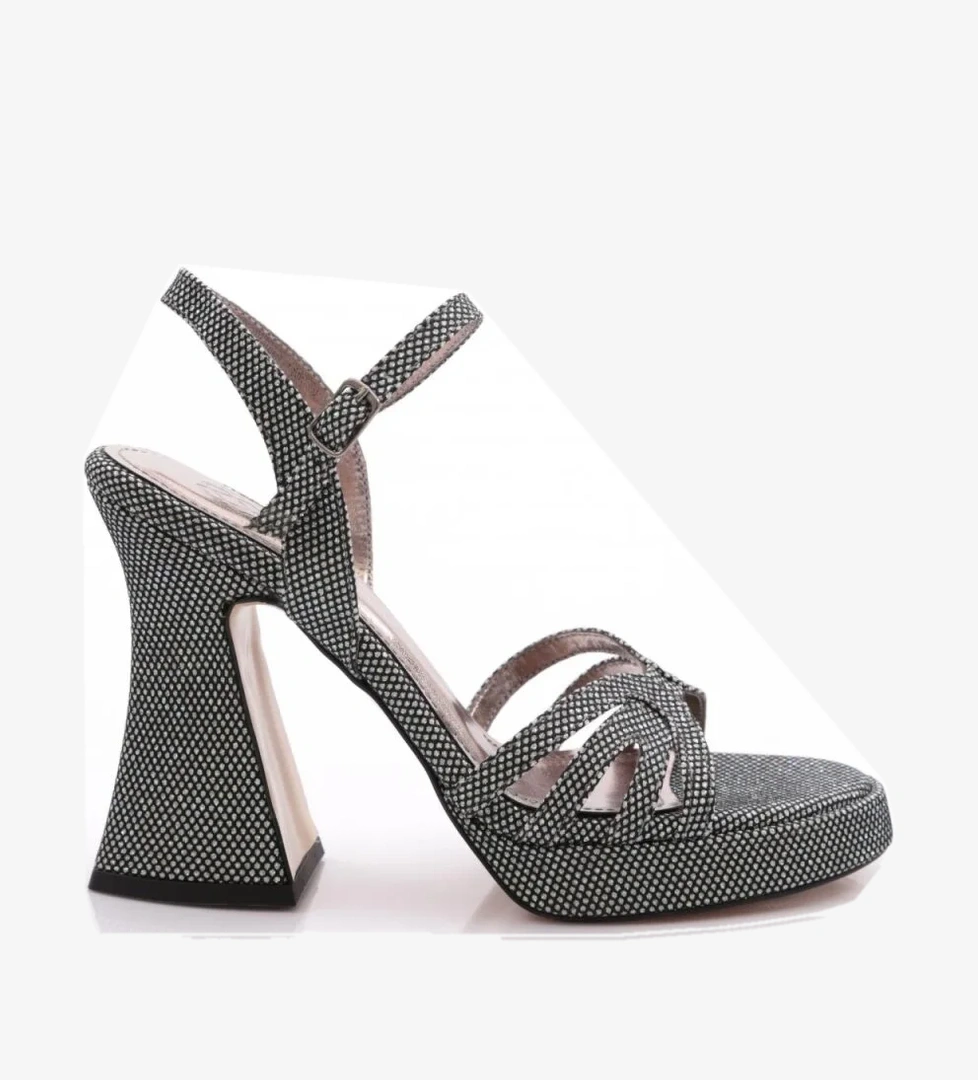 3002 Kadin Kalin Topuklu Abiye Ayakkabi