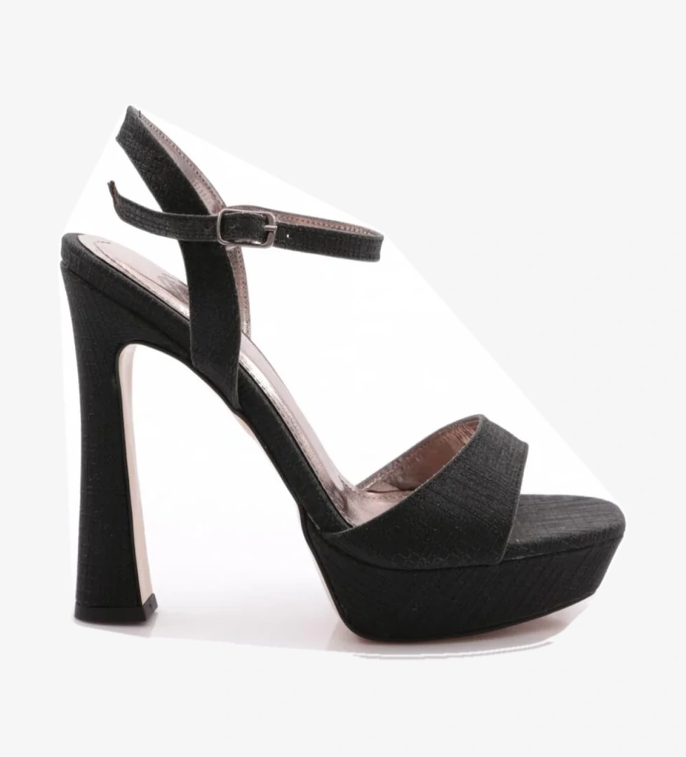 Dgn 2011 Kadin Tek Şeritli Topuklu Abiye Ayakkabi model görseli