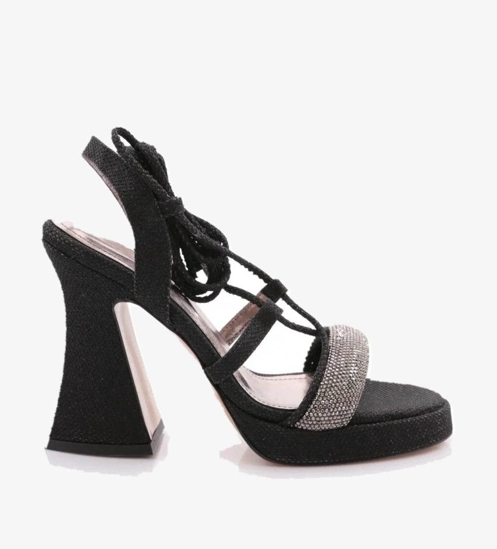 Dgn 3011 Kadin Kalin Topuklu Abiye Ayakkabi model görseli