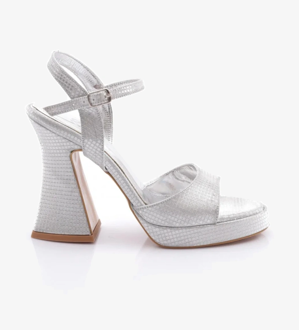 Dgn 3007 Kadin Kalin Topuklu Abiye Ayakkabi model görseli