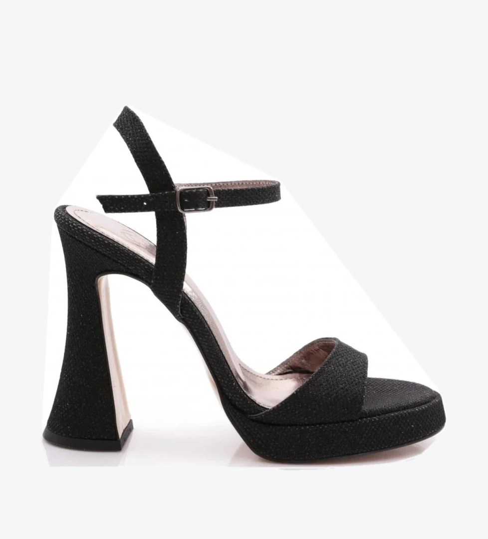 Dgn 6003 Kadin Bilekten Bağlama Topuklu Abiye Ayakkabi model görseli