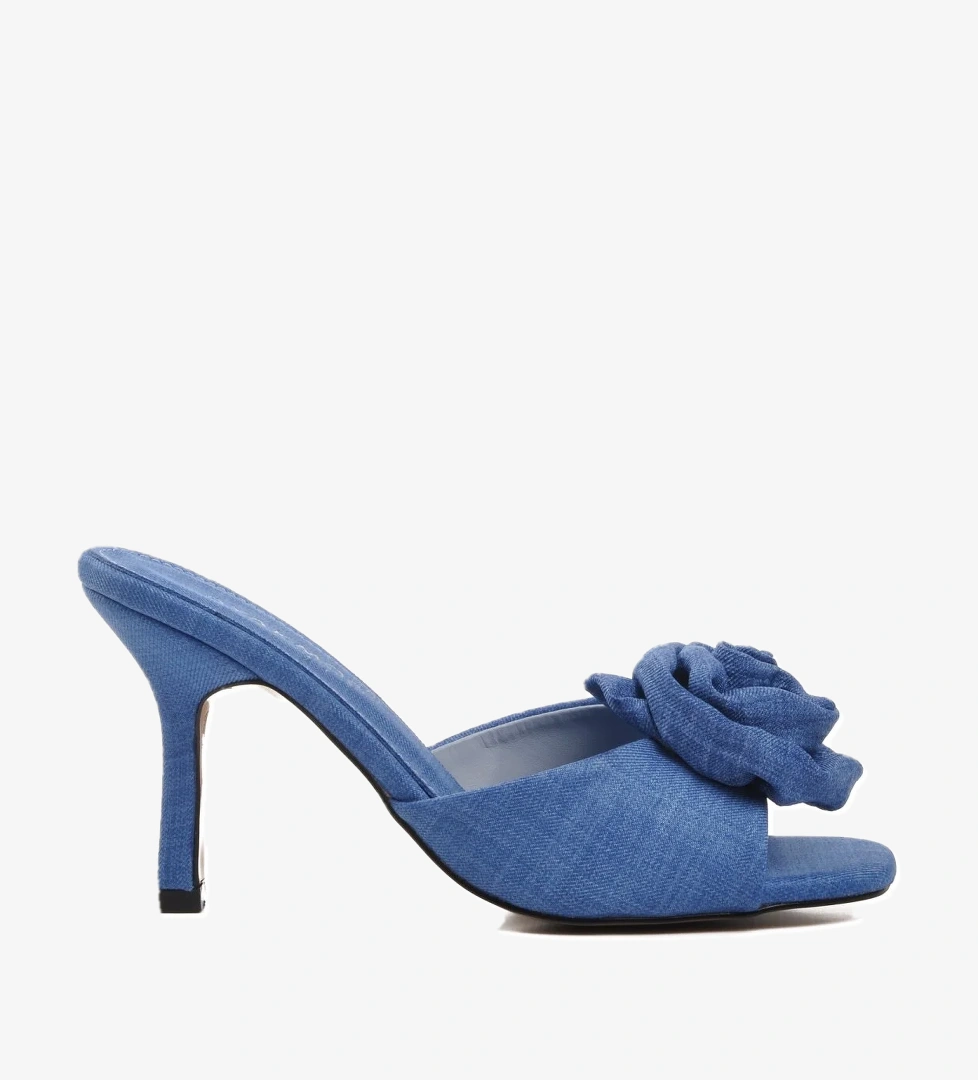 Ayakmod 670472 Mavi Topuklu Kadın Terlik model görseli