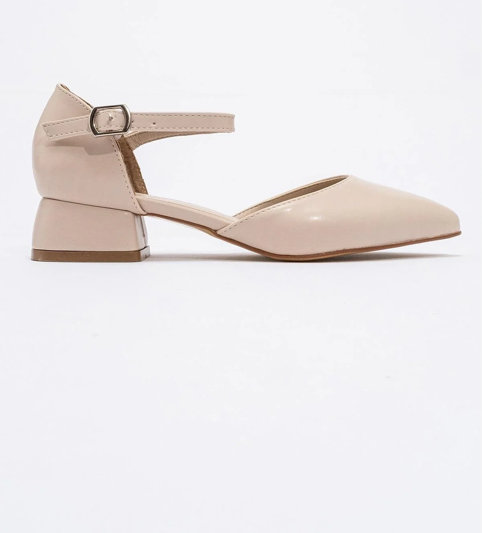 Ccway Kadın Topuklu Sandalet Ten Si̇yah Ci̇lt model görseli