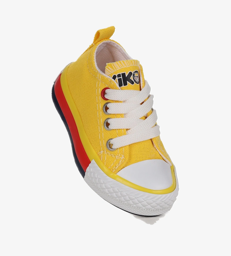 Tinna Bağcıklı Erkek Bebek Keten Spor Ayakkabı Sarı
