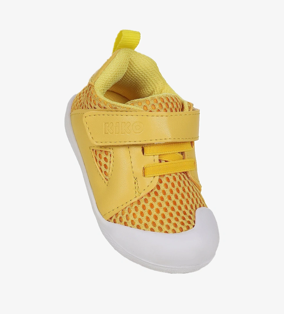 Puppies Cırtlı Erkek Bebek İlk Adım Ortopedik Günlük Ayakkabı Sarı