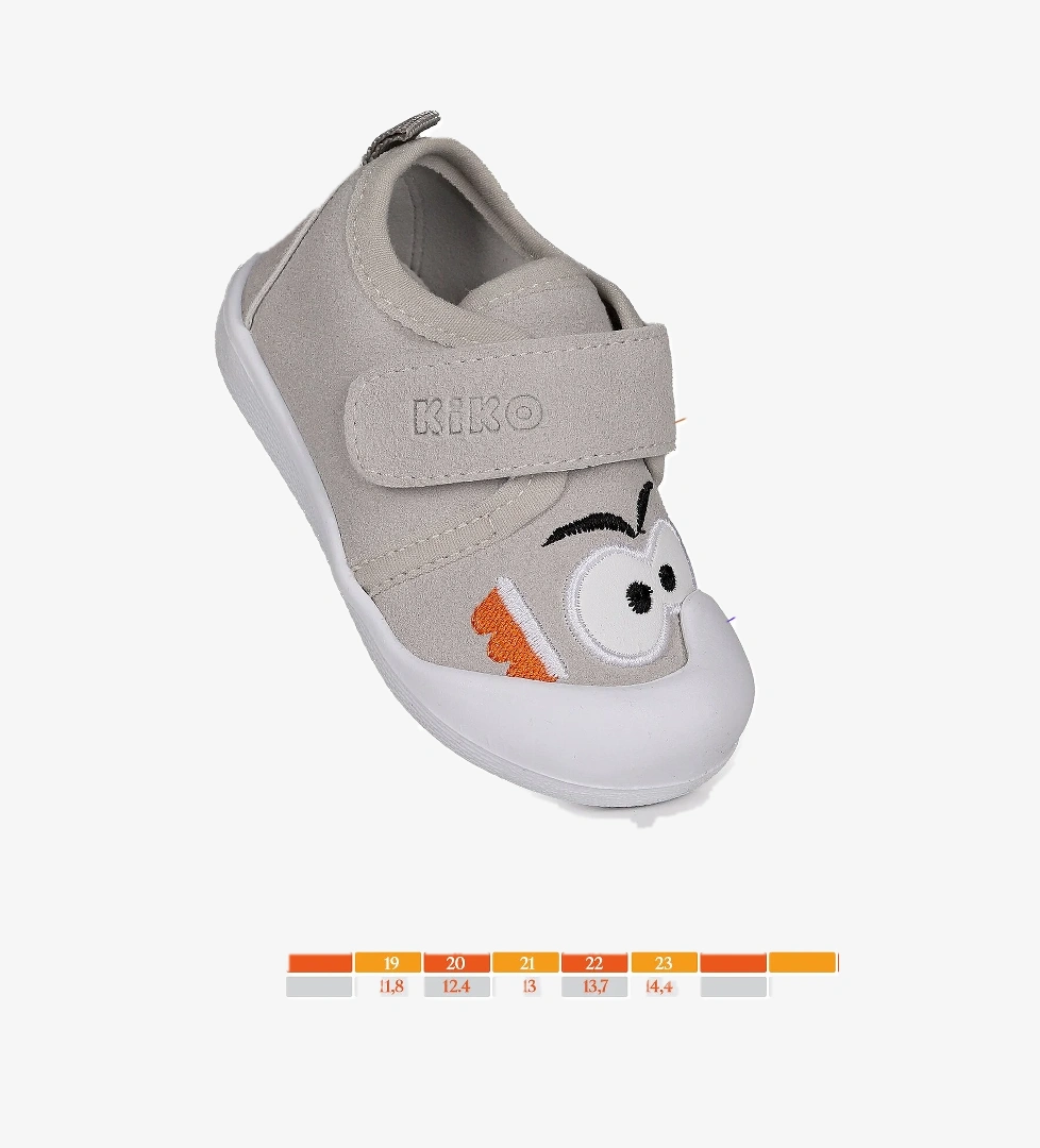 Cookie Cırtlı Erkek Bebek İlk Adım Ortopedik Günlük Ayakkabı Gri