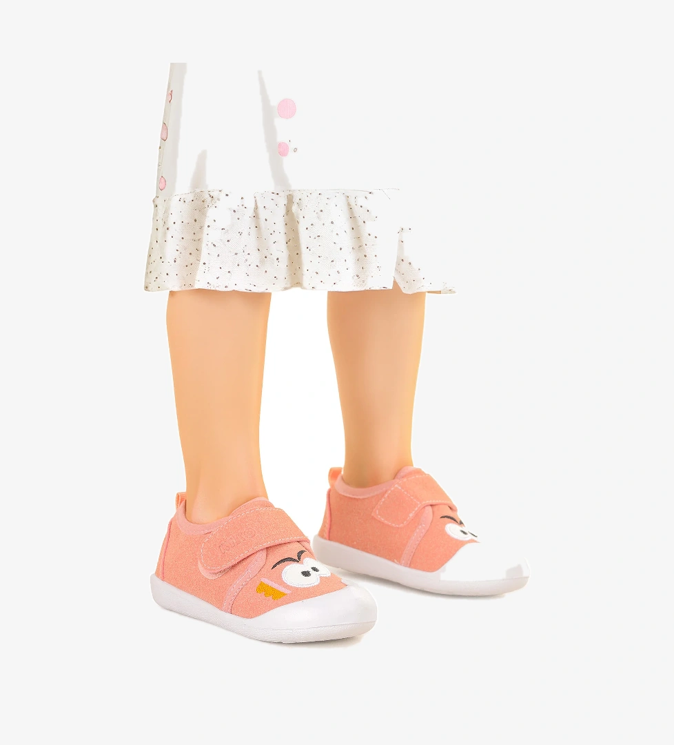 Kiko Kids Cookie Cırtlı Kız Bebek İlk Adım Panduf Ortopedik Günlük Ayakkabı model görseli