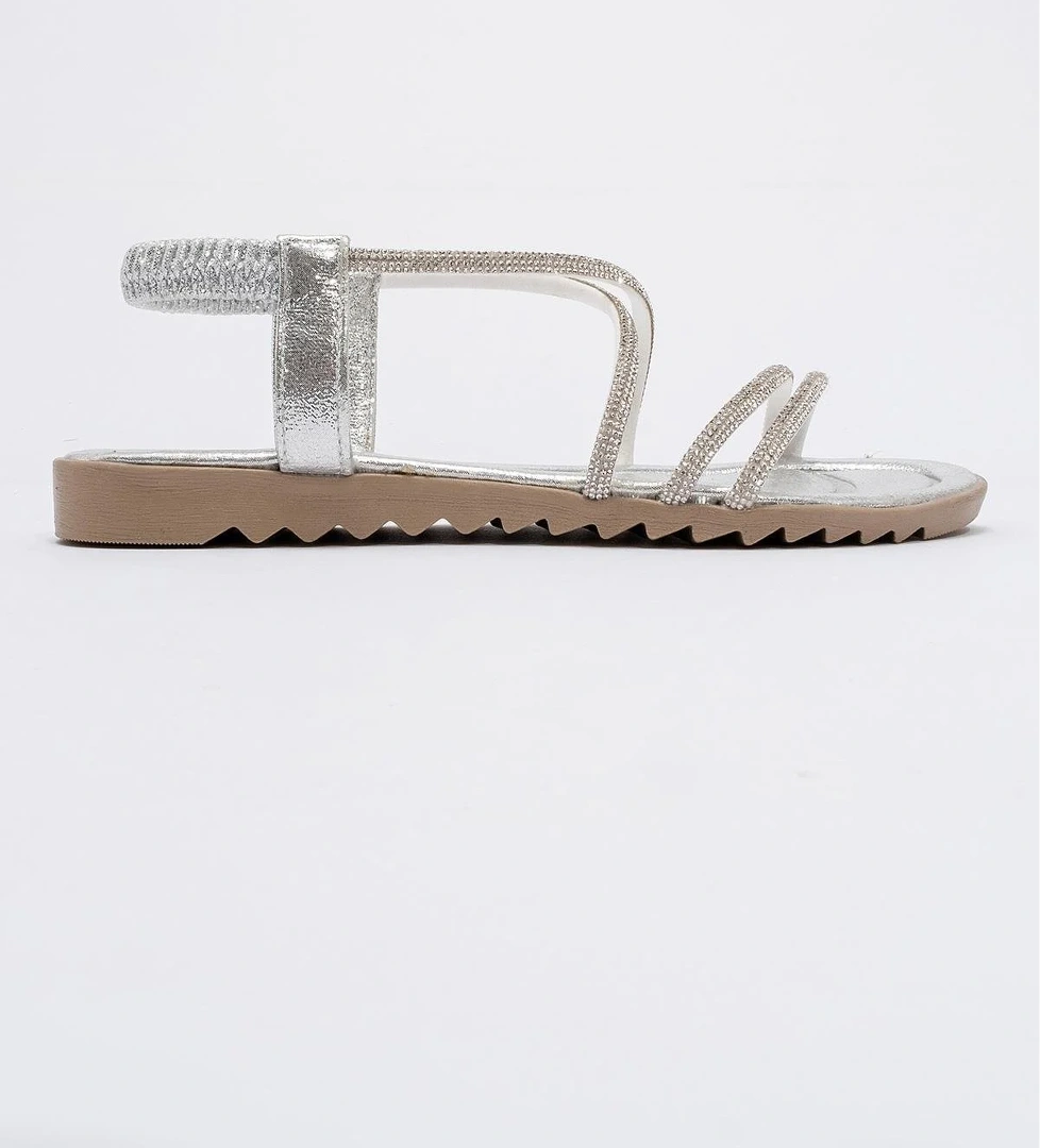 Ccway Kadın Çapraz Taşlı Sandalet model görseli