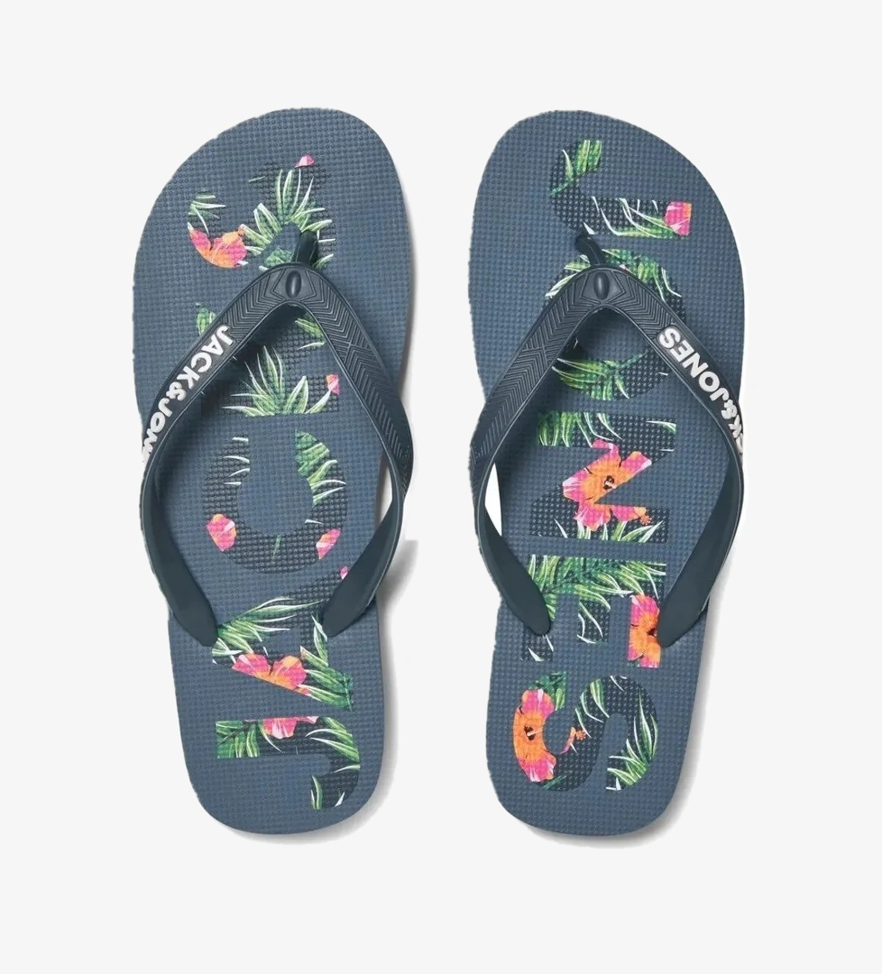 Jack&amp;Jones Koyu Lacivert Erkek Parmak Arası Terlik 12230642