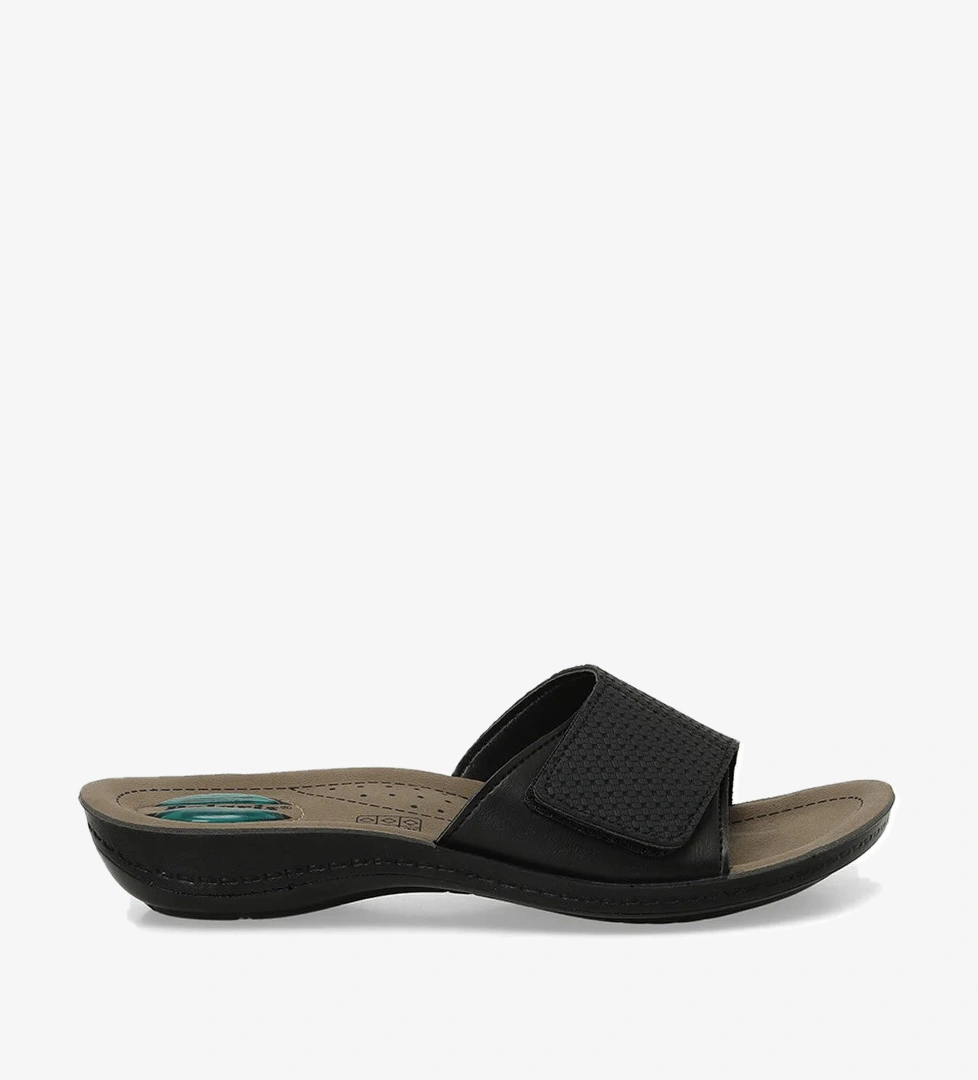 607009.Z4PR Siyah Kadın Ev Terliği - Görsel 1