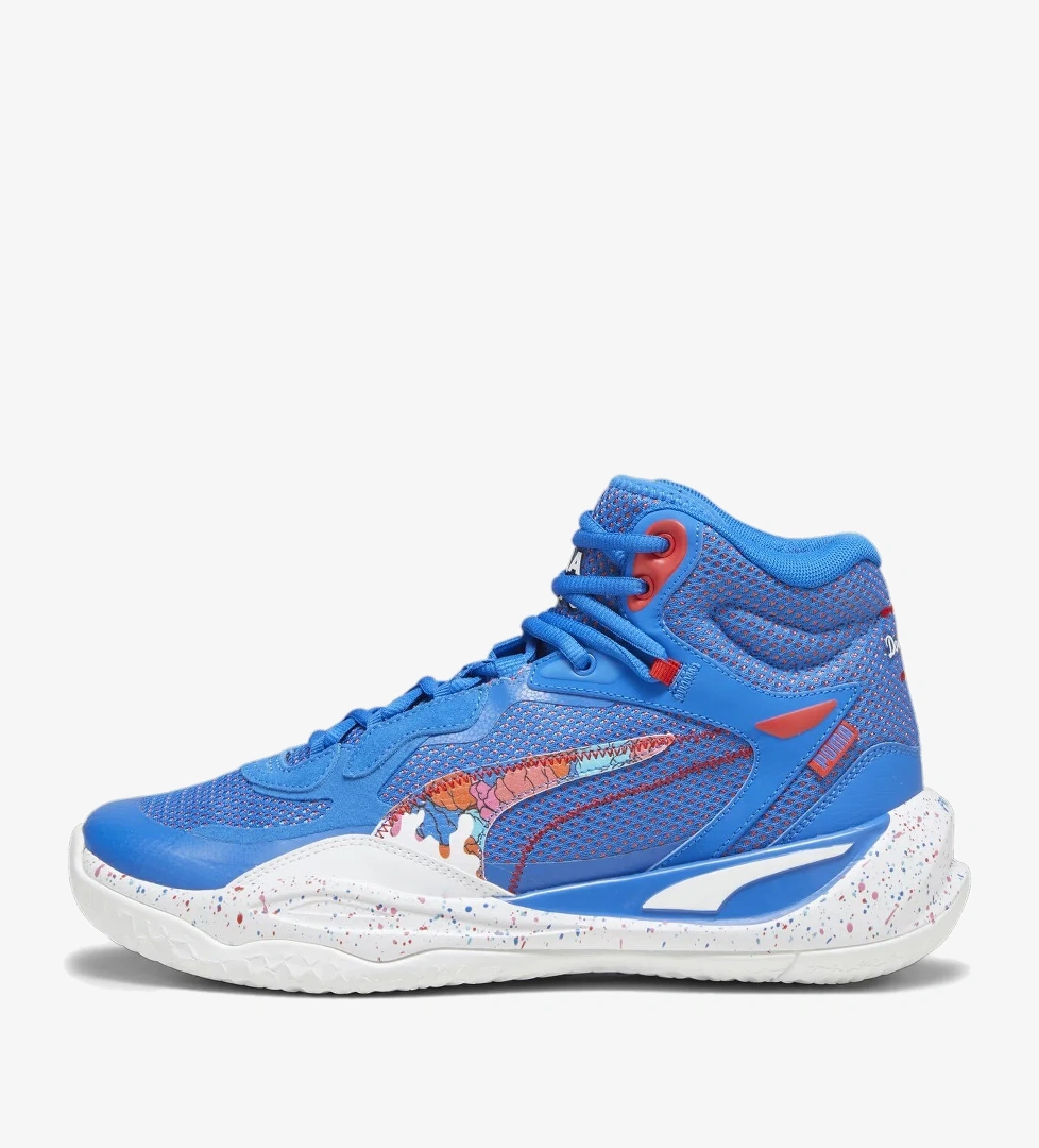 Puma Puma Mavi Playmaker Pro Mid Basketbol Ayakkabı 37928401 Sneaker | Flo Mavi - 1. görsel
