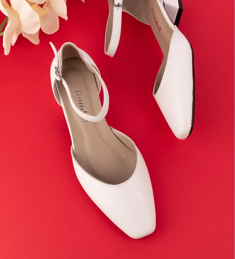 Gondol Hakiki Deri Kısa Topuklu Ayakkabı vdt.010