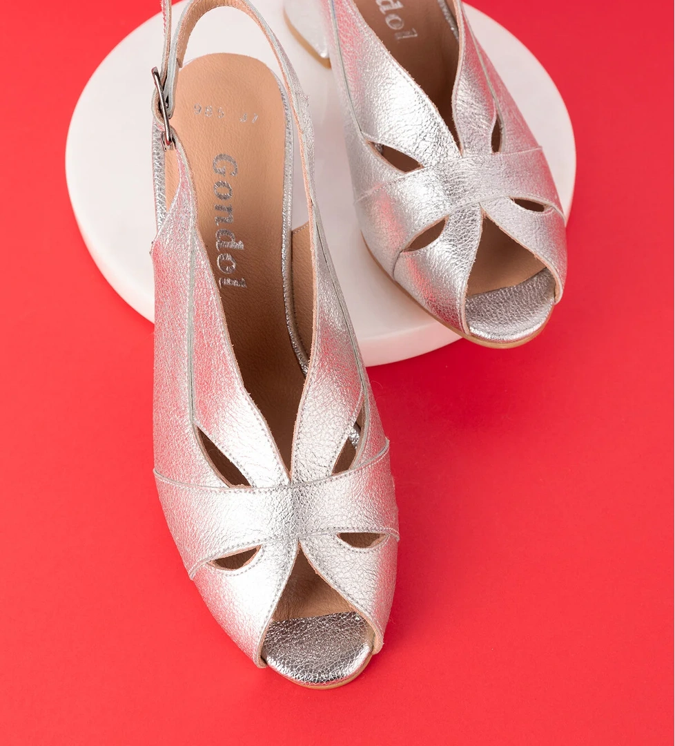 Gondol Hakiki Deri Klasik Topuklu Ayakkabı şhn.985