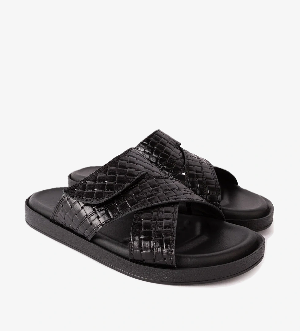 Gondol Kundura Gondol Erkek Hakiki Deri Terlik esm.410 model görseli