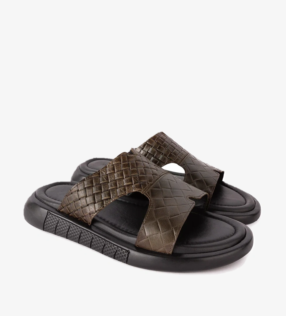 Gondol Erkek Hakiki Deri Terlik esm.427