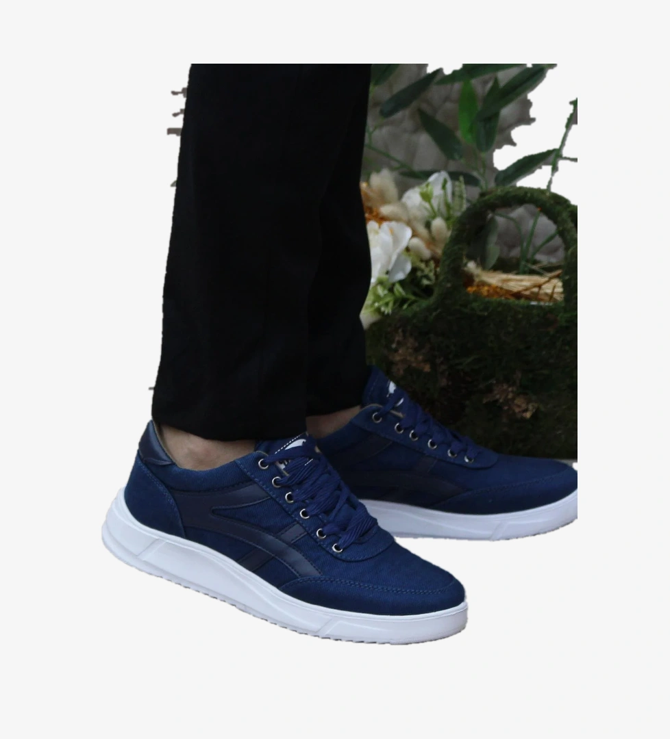 Fort Dks 2004 Mavi Hafif Rahat Keten Sneaker Erkek Ayakkabı model görseli