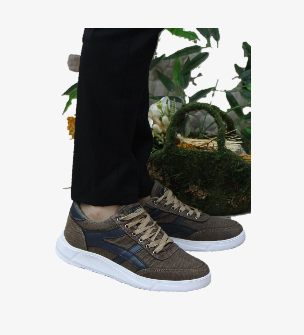 Fort Dks 2004 Vizon Hafif Rahat Keten Sneaker Erkek Ayakkabı model görseli