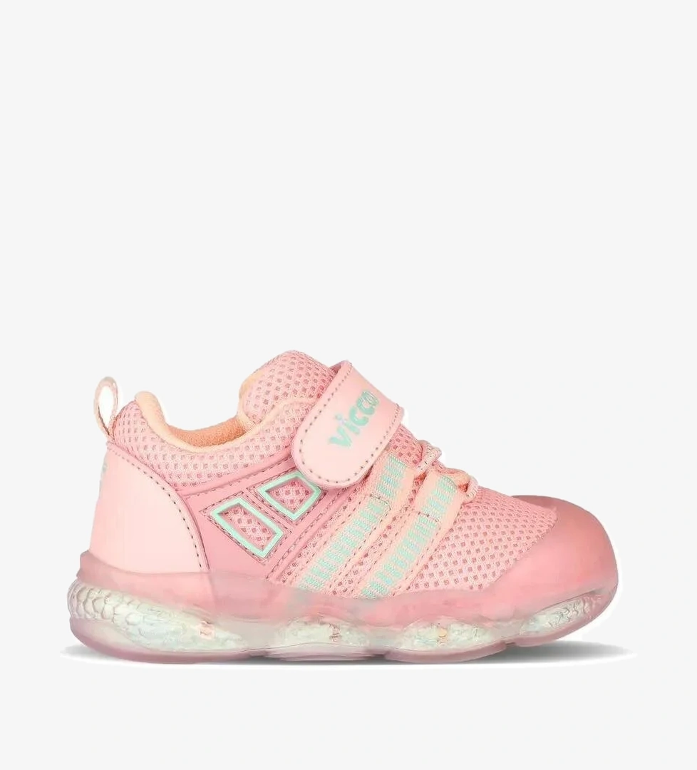 Vicco Vicco Pembe 346.B24Y.150 Orante Pudra Esnek Işıklı Çocuk Ayakkabı Flo'da! Pembe - 1. görsel