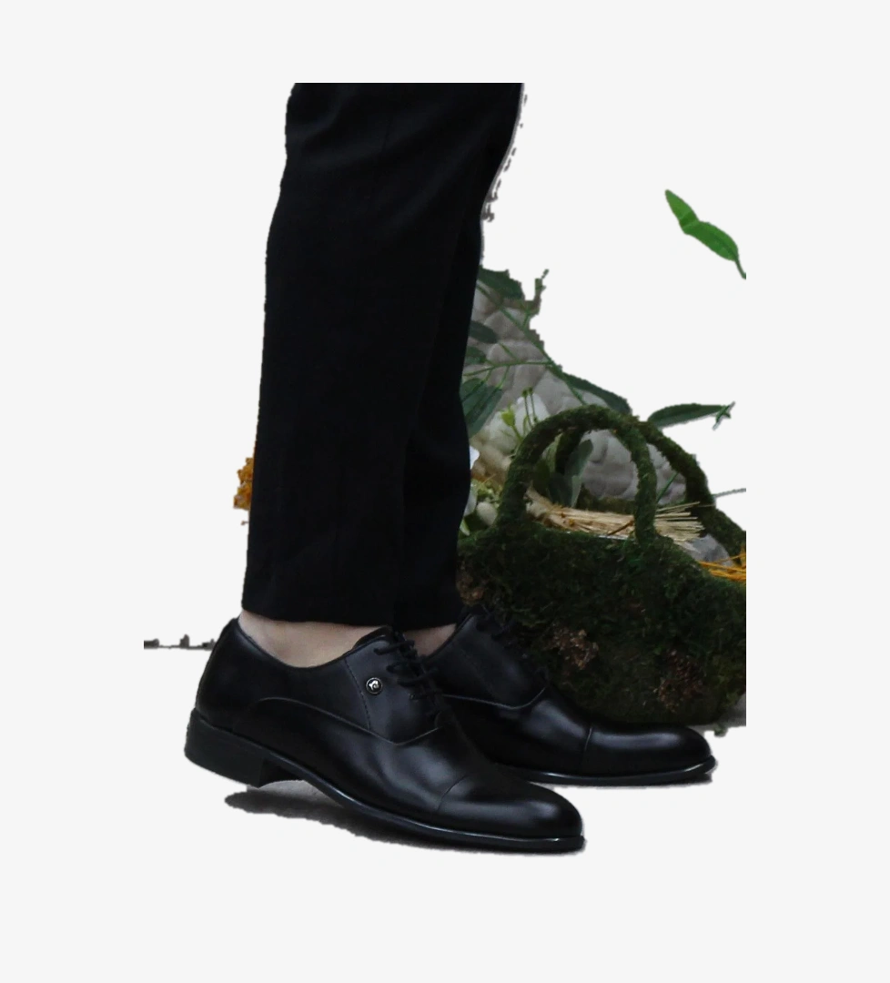 Pierre Cardin 70PC20 Siyah Açma Damat Ayakkabısı Takım Ayakkabısı Erkek Klasik Ayakkabı model görseli