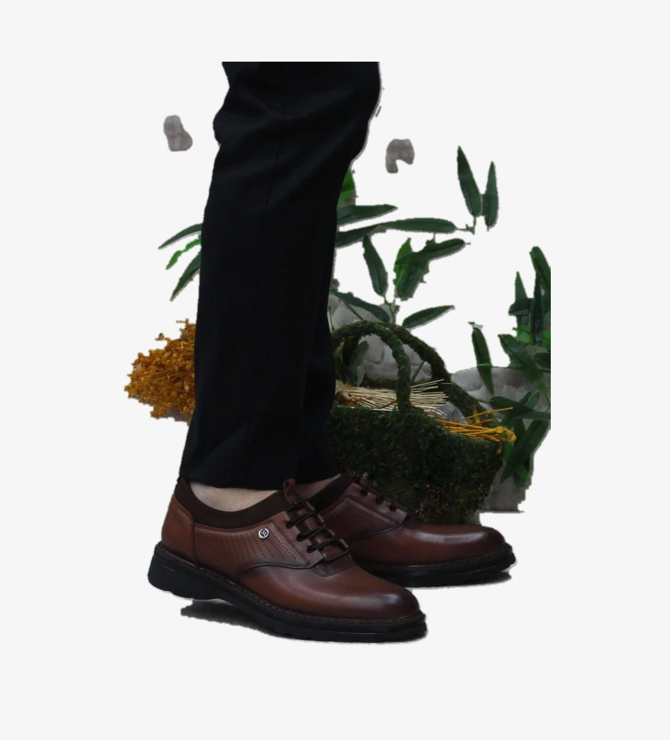 Mehmet Mete 185 Taba Marrka Hakiki Deri Erkek Ayakkabı model görseli