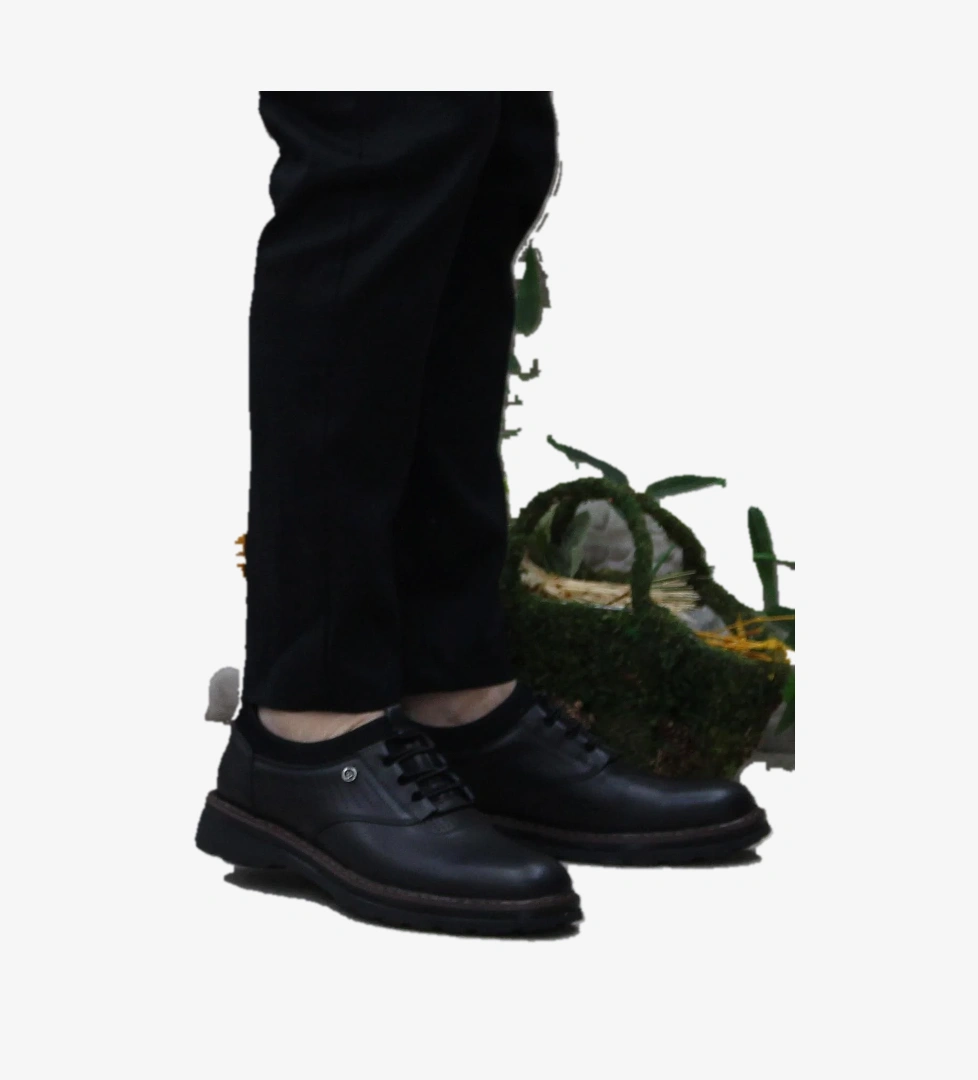 Mehmet Mete 185 Siyah Marrka Hakiki Deri Erkek Ayakkabı model görseli