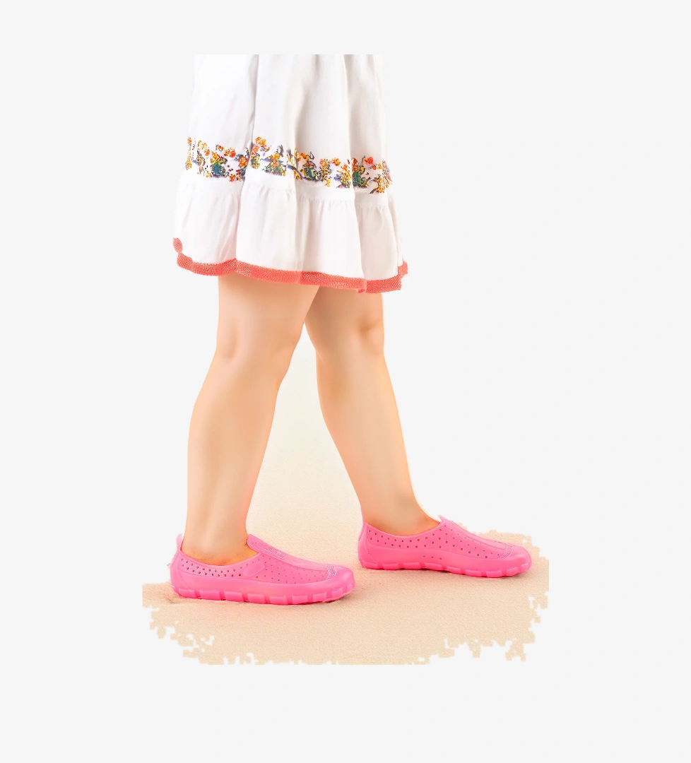 Elin Günlük Deniz Havuz Kız Çocuk Plaj Ayakkabısı Pembe - Görsel 1