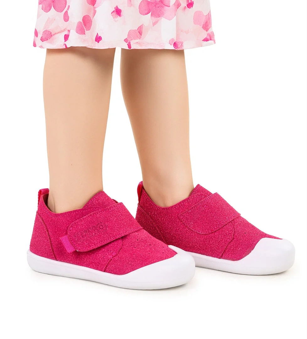 Rosie İlk Adım Cırtlı Kız Bebek Günlük Ayakkabı Fuşya - Görsel 1