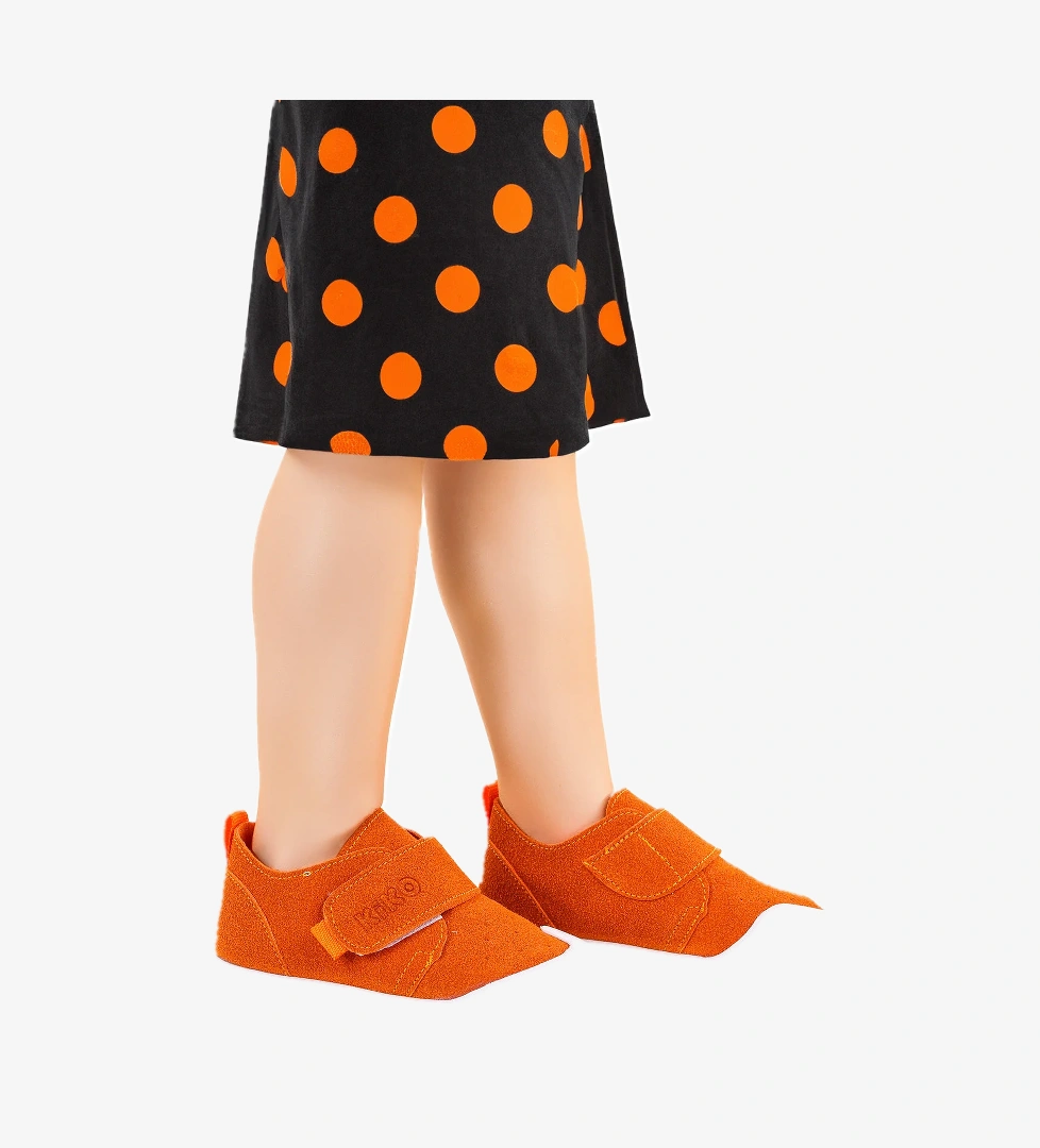 Rosie İlk Adım Cırtlı Kız Bebek Günlük Ayakkabı Turuncu