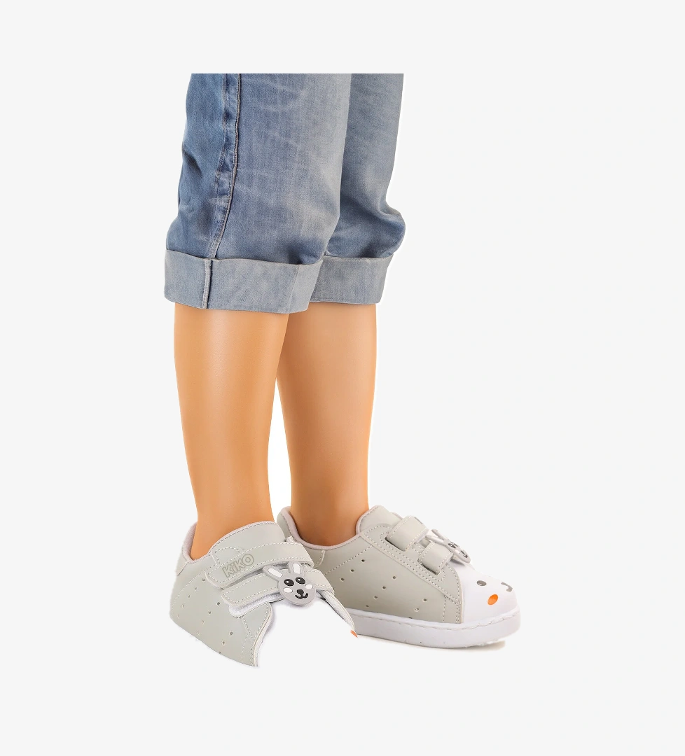 Bart Cırtlı Işıklı Erkek Bebek Spor Ayakkabı Gri