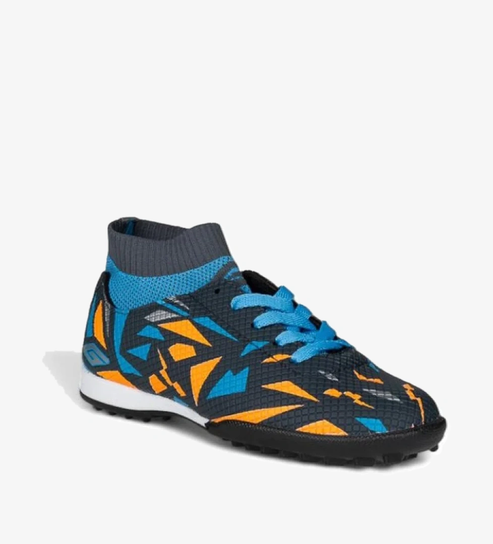 Ayakkabımood Dgn 2303 Flt Çocuk Füme-turkuaz Çoraplı Halısaha Ayakkabısı model görseli