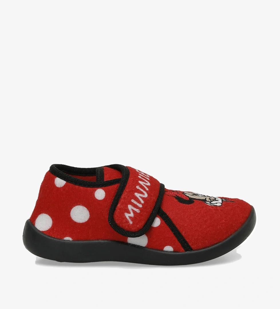 BESE.P4PR Kırmızı Kız Çocuk Panduf - Görsel 1