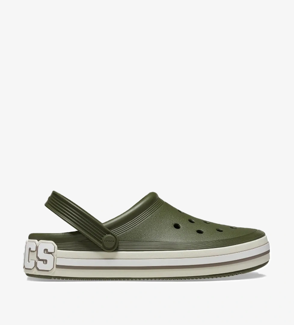 Off Court Logo Clog Günlük Unisex Terlik Army Green - Görsel 1