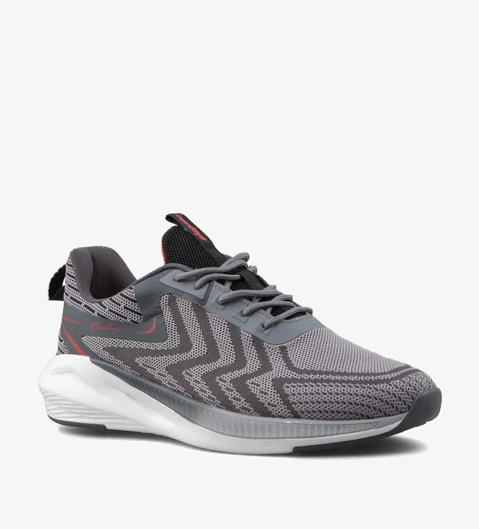 Bağcıklı >>> Desenli Triko Malzeme Yürüyüş Ayakkabı M-04347