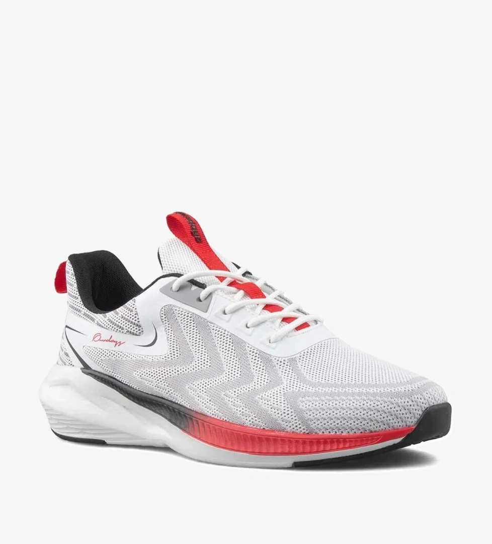 Bağcıklı >>> Desenli Triko Malzeme Yürüyüş Ayakkabı M-04347