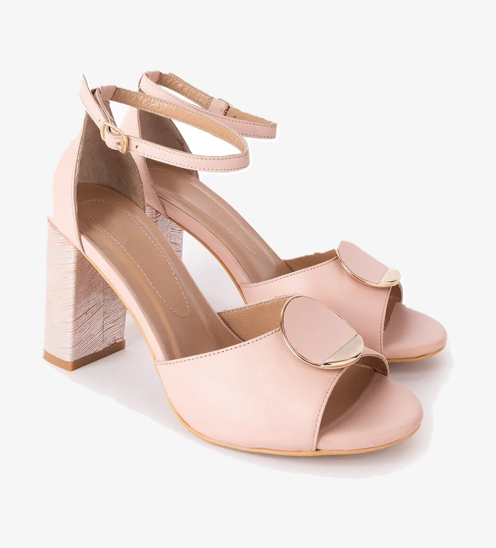 Gondol Kundura Gondol Kadın Hakiki Deri Renkli Topuklu Ayakkabı ast.4255 model görseli