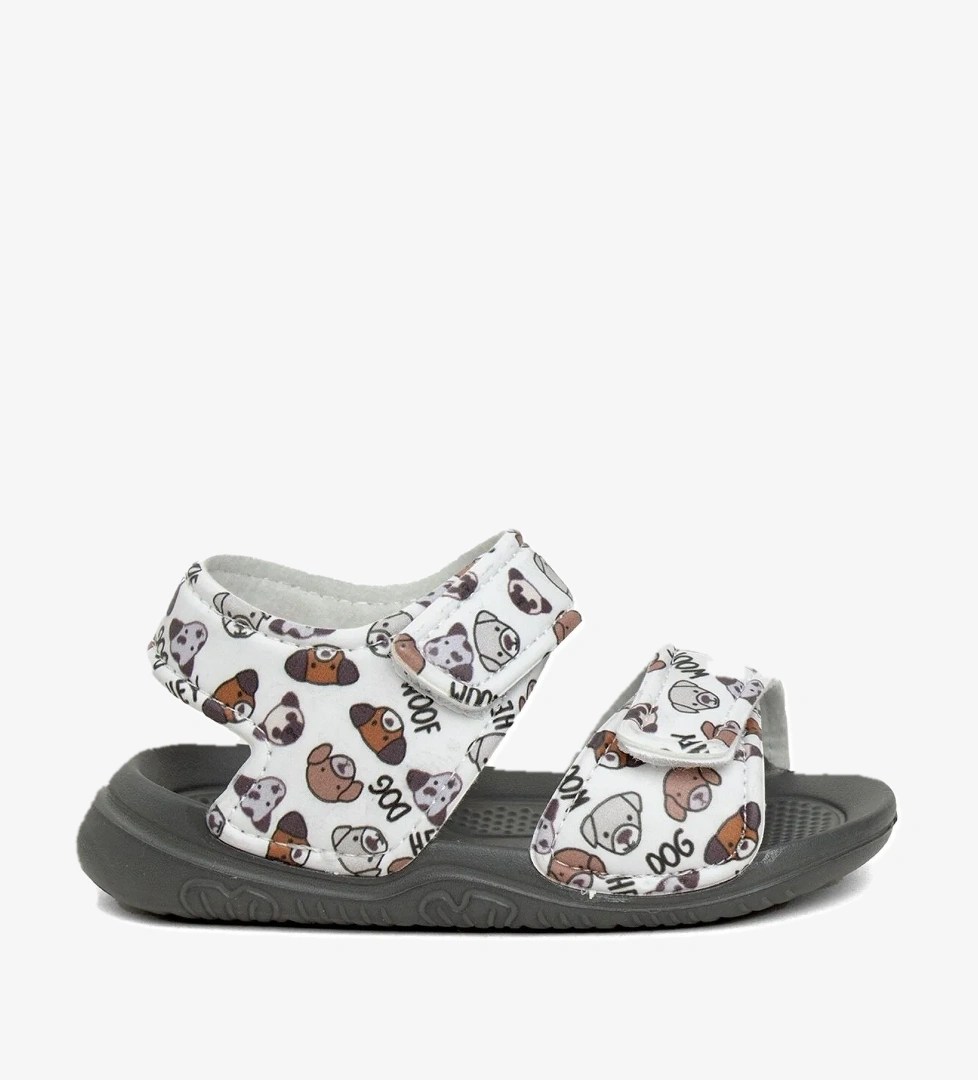 Ayakkabı Fuarı Elit Sy016 Patik Erkek Çocuk Düz Sandalet Mavi Füme model görseli